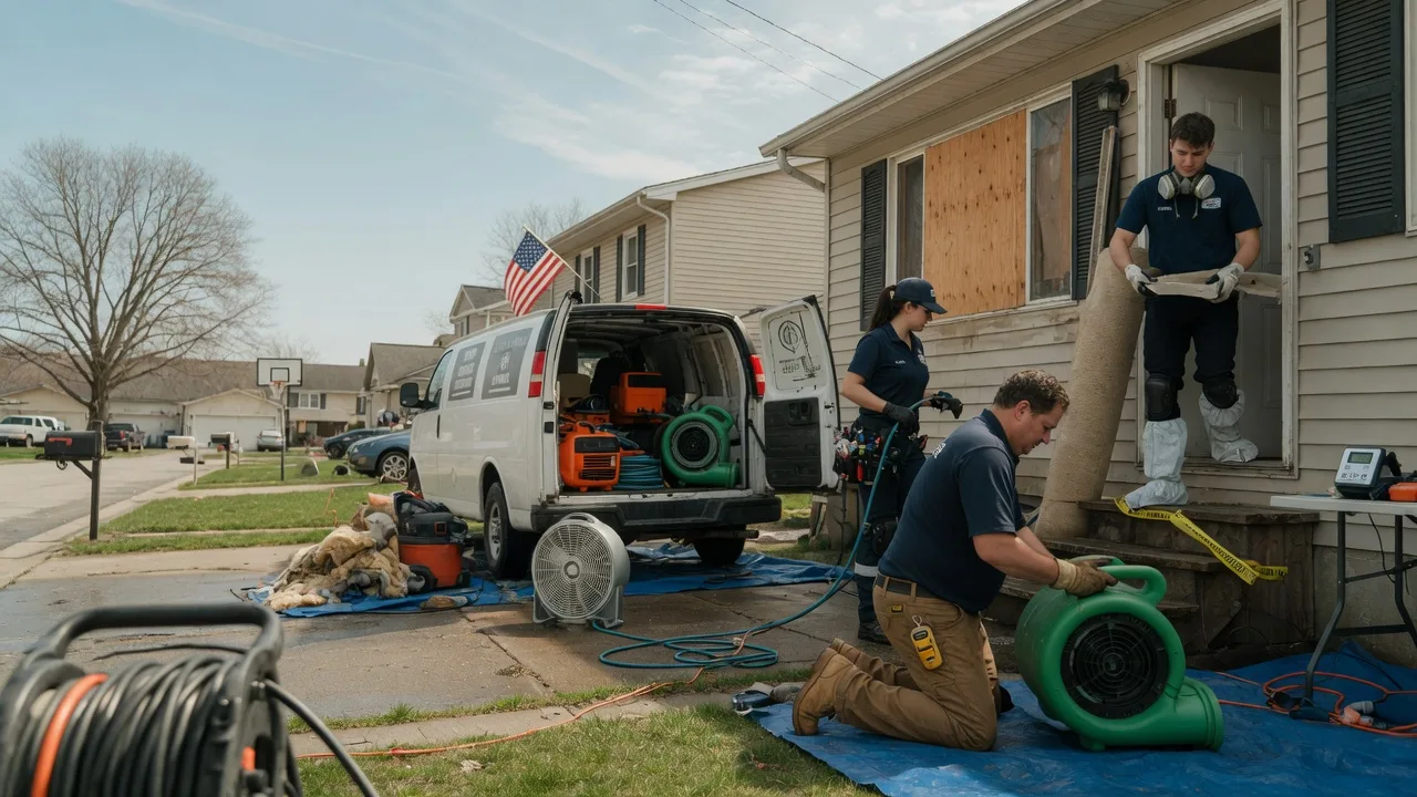 Water Damage Restoration in Ridge Farm, IL near me